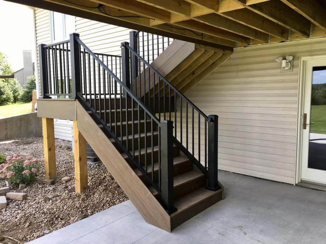 Wrap around stairs